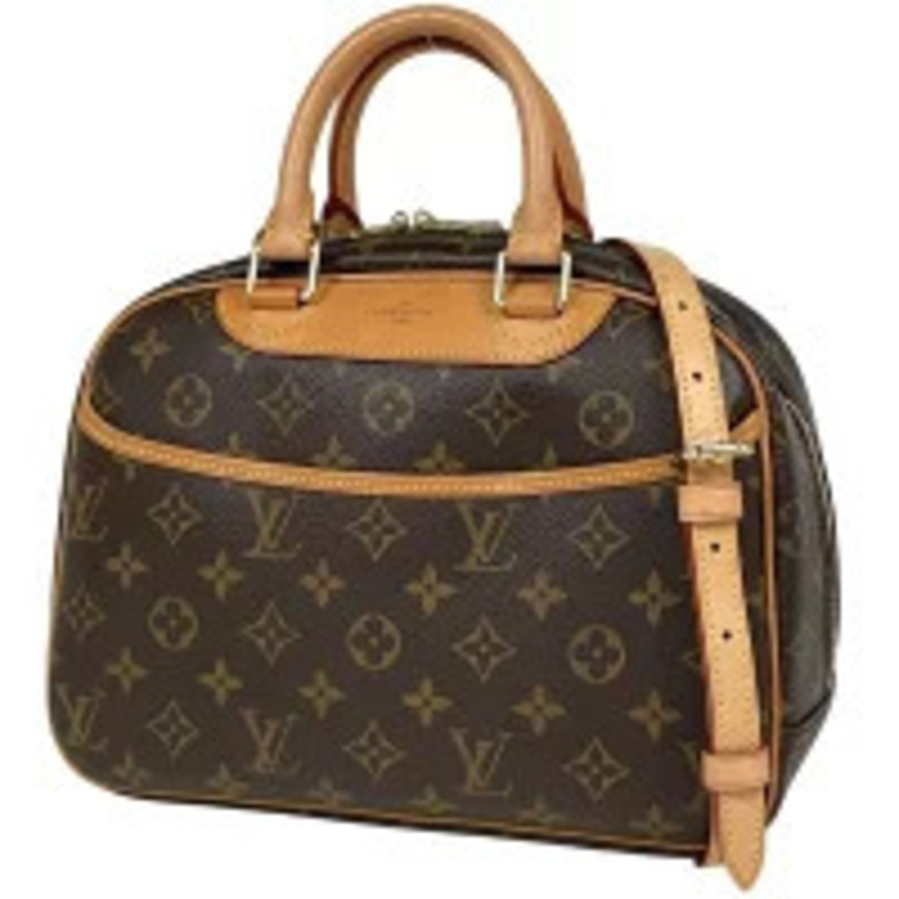 Louis Vuitton Trouville Shoulder Bag Handbag Monogram Brown